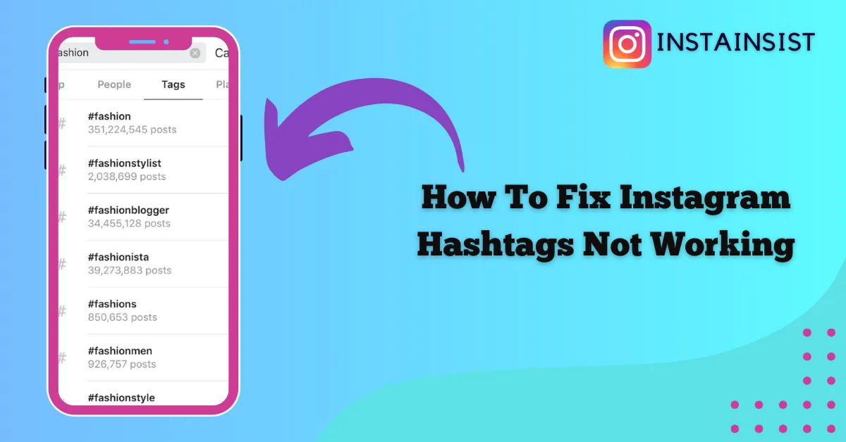 hashtags not working