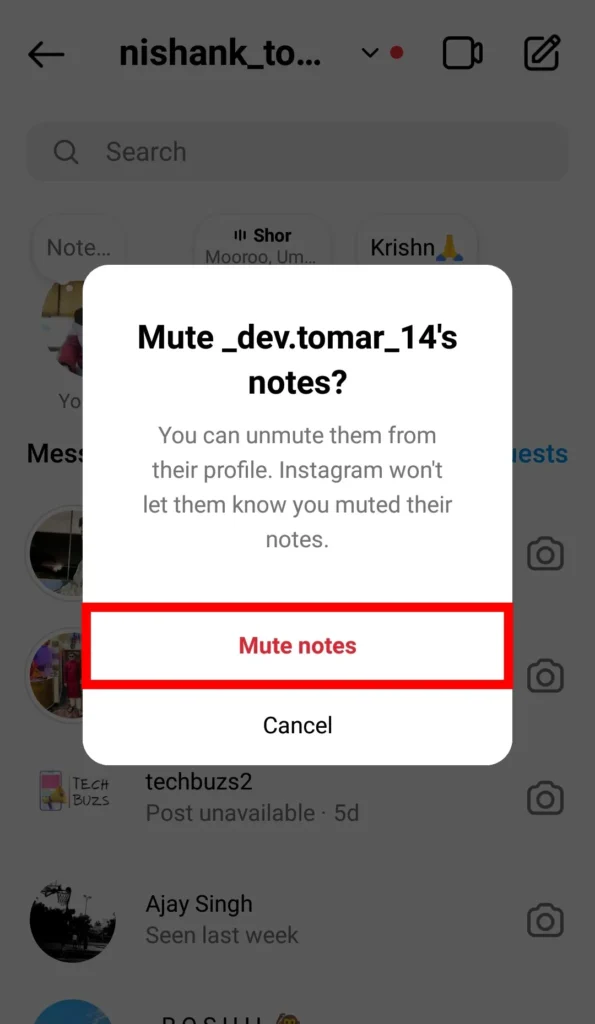 remove or delete notes