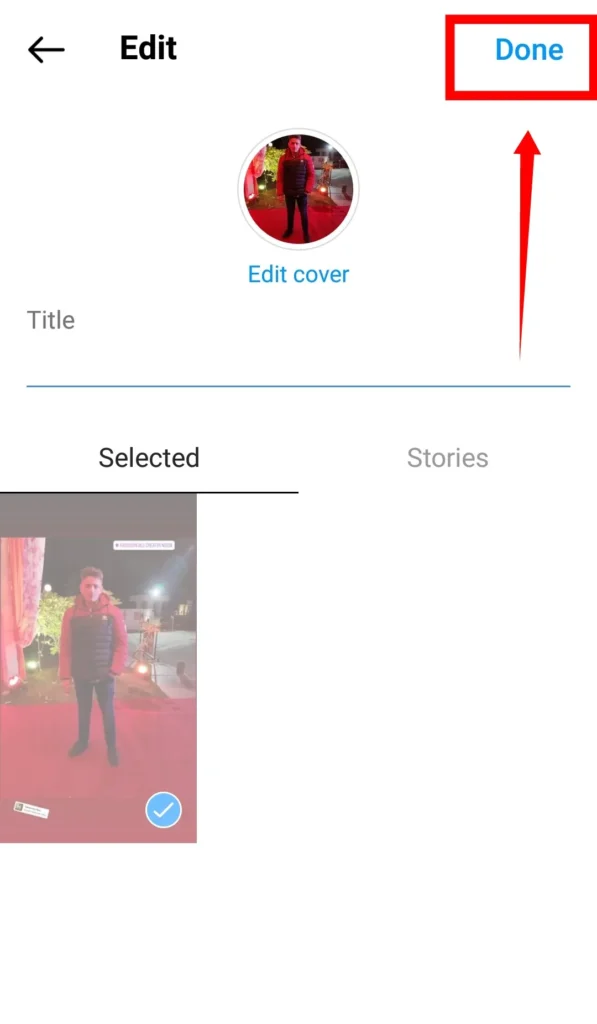 remove instagram highlight names